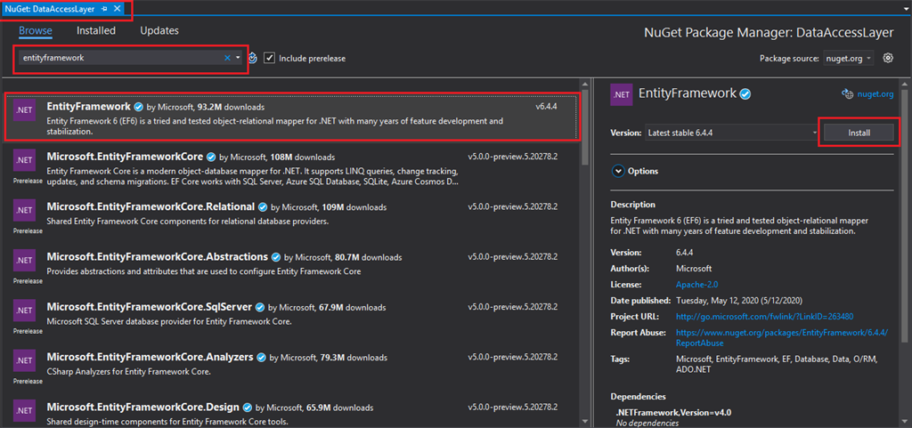 Entity Framework DBFirst Approach Step By Step Guide